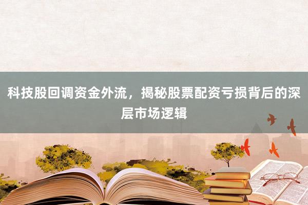 科技股回调资金外流，揭秘股票配资亏损背后的深层市场逻辑