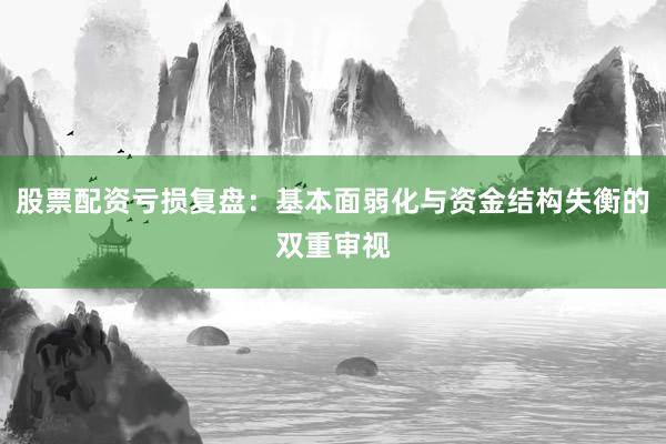 股票配资亏损复盘：基本面弱化与资金结构失衡的双重审视